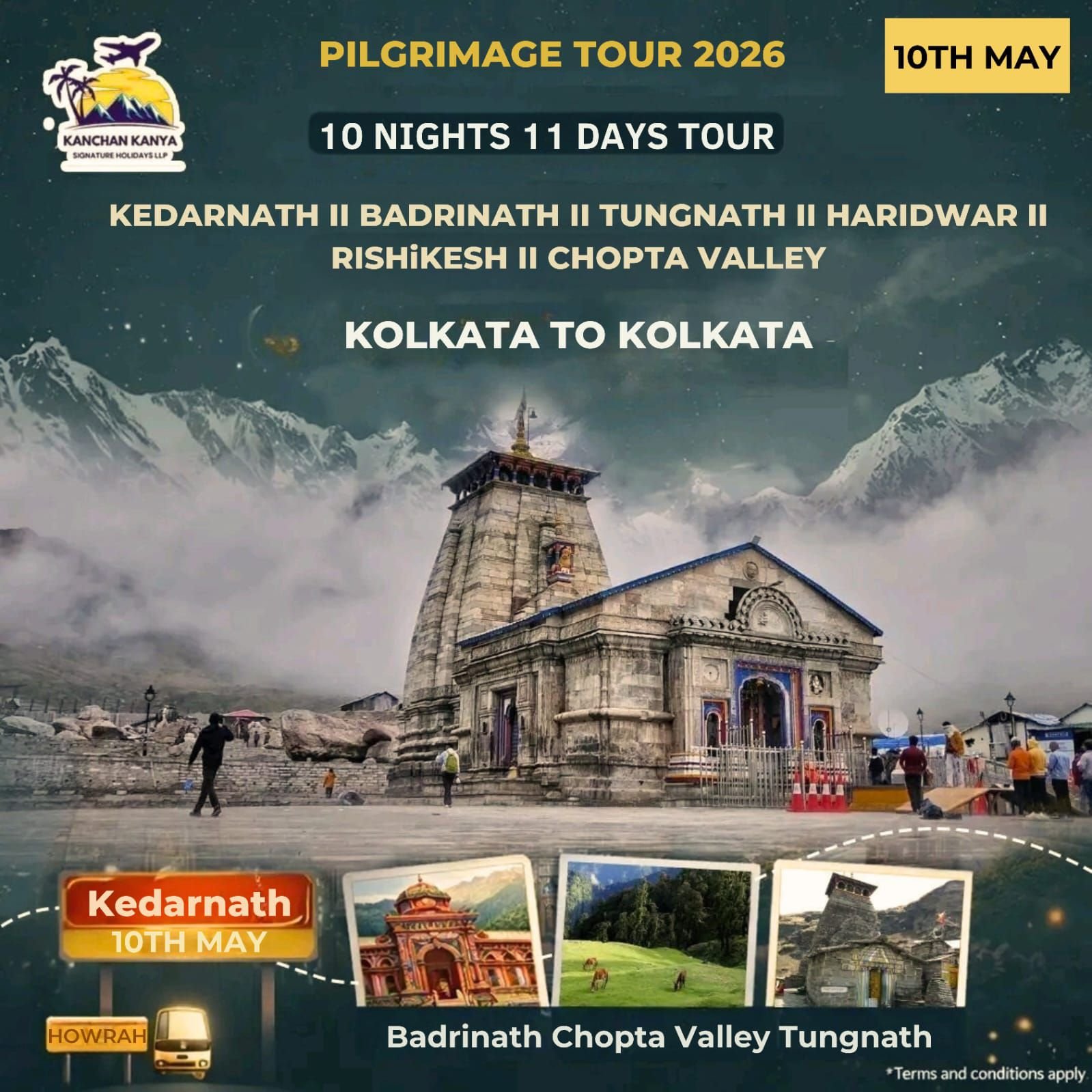 Kedarnath Badrinath Tunganath Chopta Valley